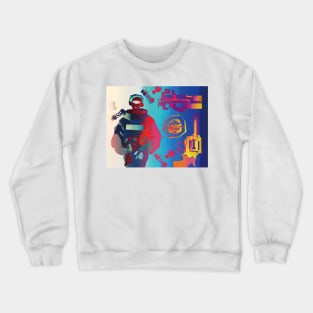 GIGN Pensées(colored) Crewneck Sweatshirt